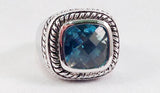 Ring with twisted rope design(multiple stones)