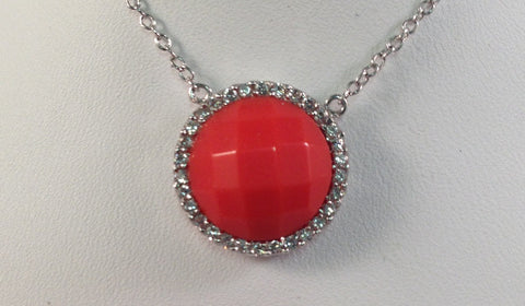Rose Coral Necklace