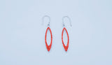 Red Crystal Drop Earrings
