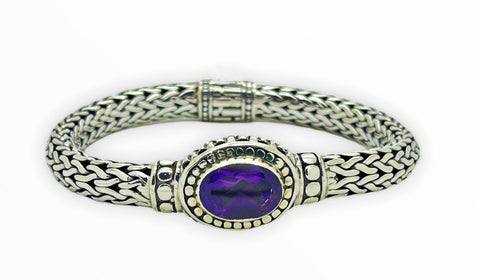 Amethyst Bali Braclet