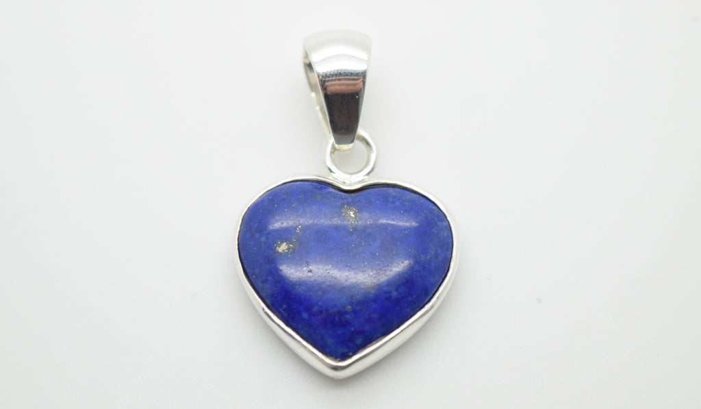 Blue Lapis Heart Pendant