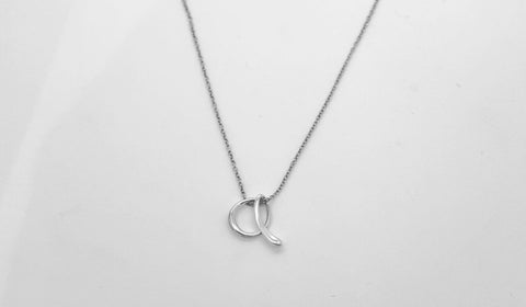 Tiffany "A" Necklace